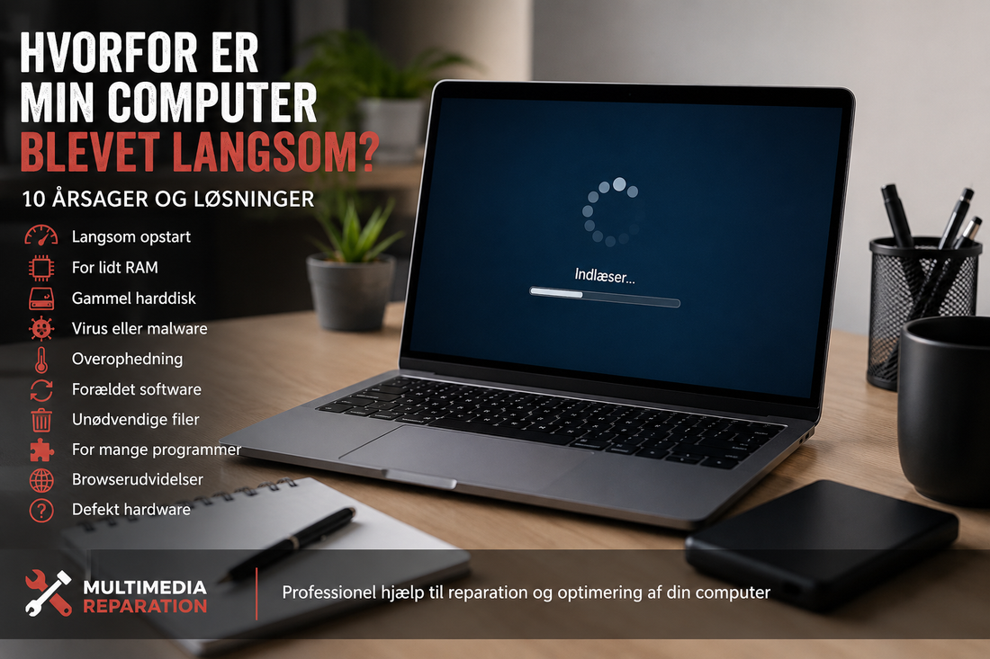 Hvorfor er min computer langsom? 10 årsager og løsninger