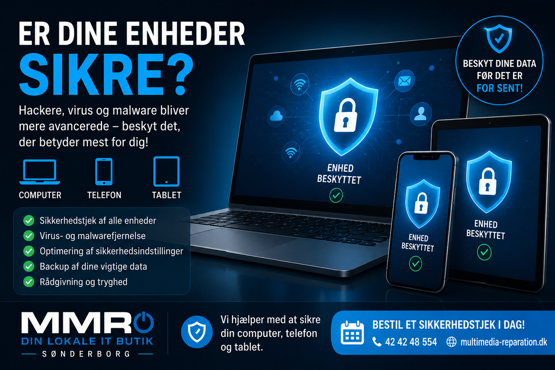Computer sikkerhed Beskyt dig mod virus og hackerangreb