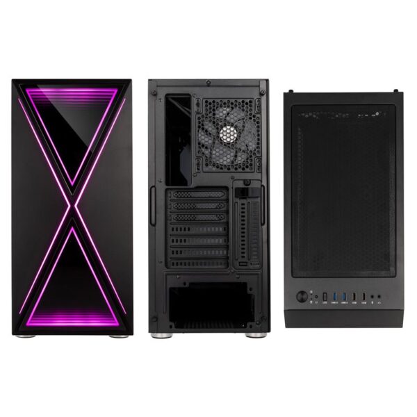 Kolink Void X ARGB Gaming Case – E-ATX Mid Tower with Infinity RGB Front