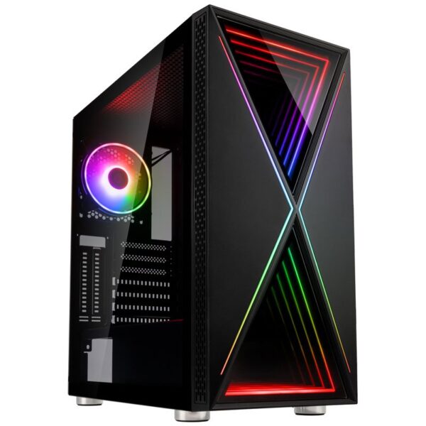 Kolink Void X ARGB Gaming Case – E-ATX Mid Tower with Infinity RGB Front